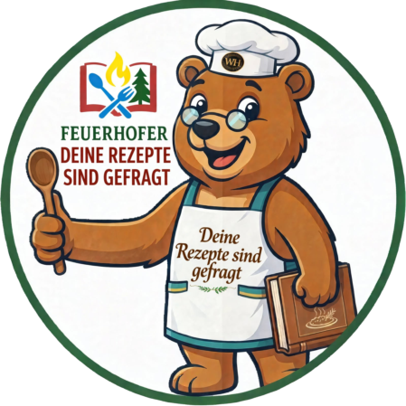 Das Feuerhofer Kochbuch bietet die perfekte Gelegenheit, deine kulinarischen Kreationen der Welt zu präsentieren.